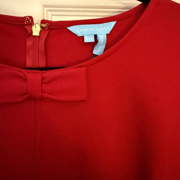 NWT Draper James Long-Sleeved Sadie Shift Dress in Ponte - Picture 6 of 7